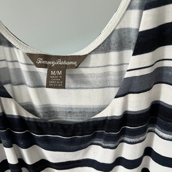 Tommy Bahama, Strategically Striped Tambour Dress. Summer wear. Knee Length - Picture 6 of 6